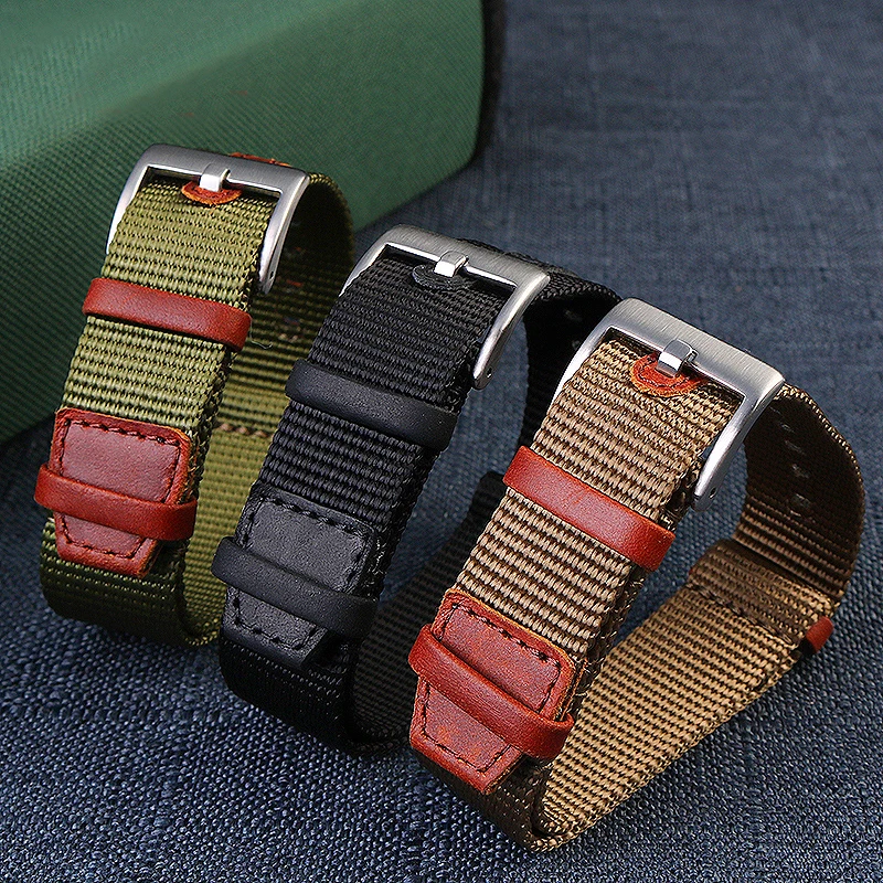 Correa de reloj de nailon de a - Nato Strap Nylon reseña y precio