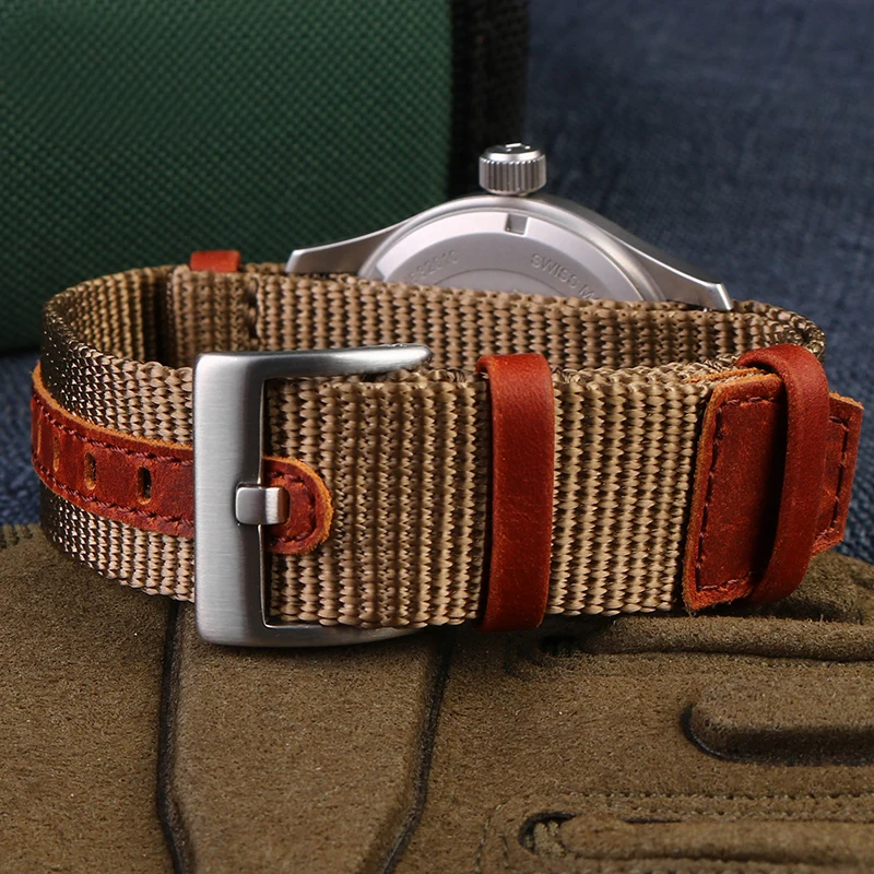 Correa de reloj de nailon de a - Nato Strap Nylon reseña y precio