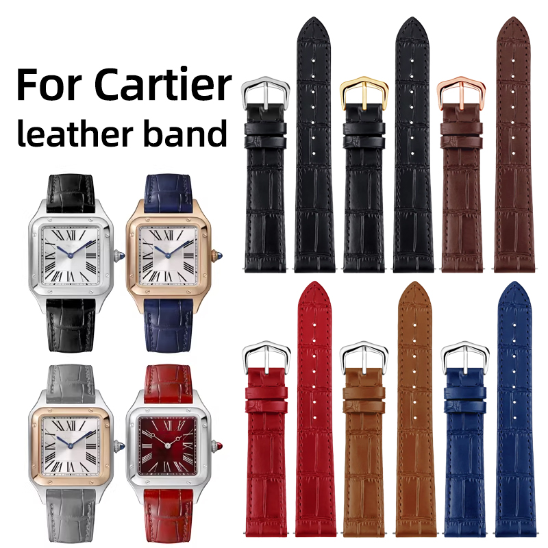 Correa de cuero genuino de 15m - Cartier Watch Tank reseña y precio