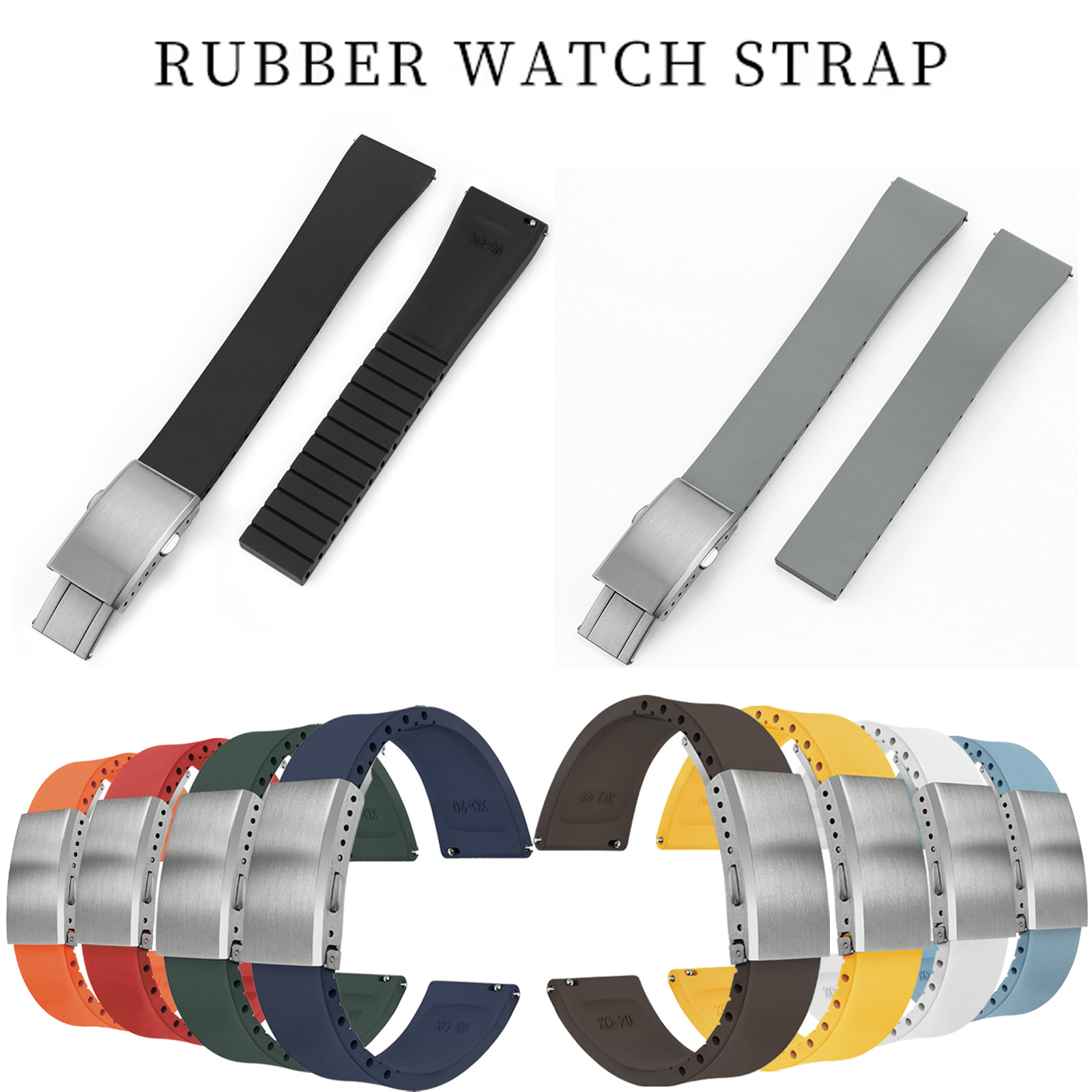 Correa de reloj de goma fluora - Suede Strap Watch reseña y precio