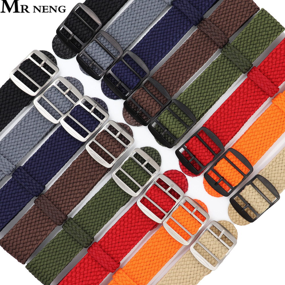 Correa de reloj de 18 20 22mm  - Perlon Strap Woven reseña y precio