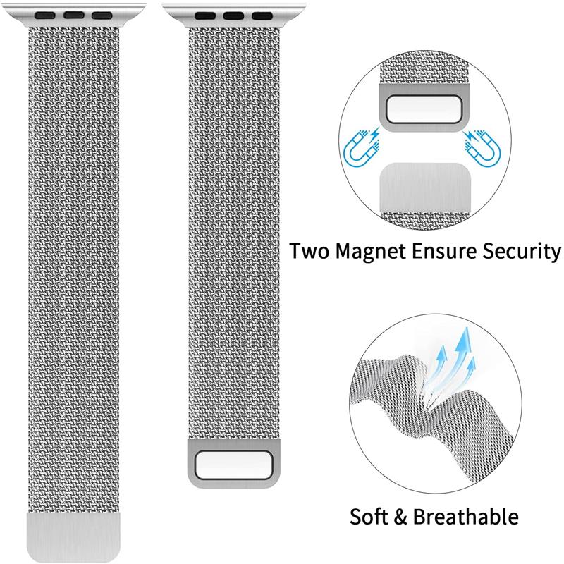 Bucle milanés para Apple Watch - Milanese Loop Magnetic reseña y precio